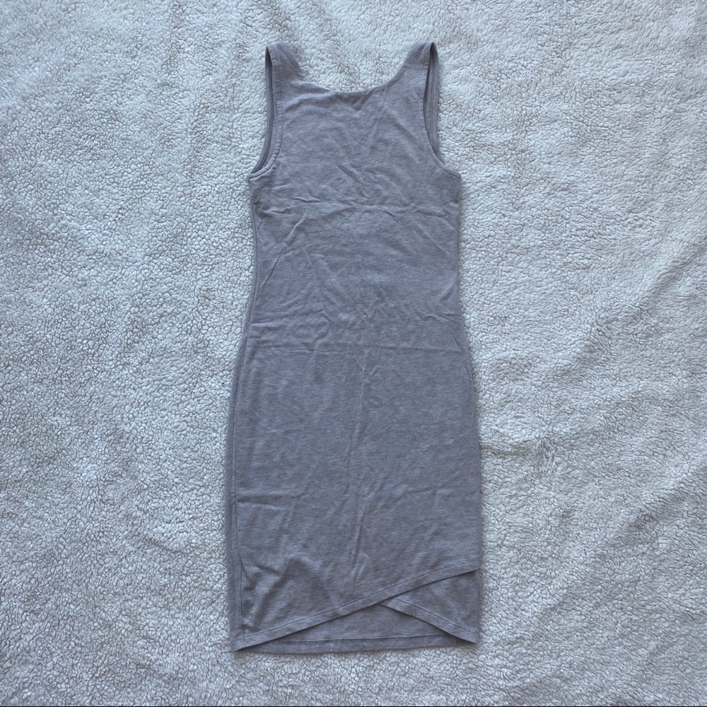 TNA low back cotton bodycon dress